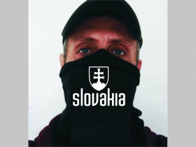 Slovensko - Slovakia univerzálna elastická multifunkčná šatka vhodná na prekritie úst a nosa aj na turistiku pre chladenie krku v horúcom počasí